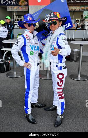 Suzuka, Japan. April 2024. Kreislaufatmosphäre – RB-Lüfter. 04.04.2024. Formel-1-Weltmeisterschaft, Rd 4, Großer Preis Von Japan, Suzuka, Japan, Vorbereitungstag. Das Foto sollte lauten: XPB/Alamy Live News. Stockfoto