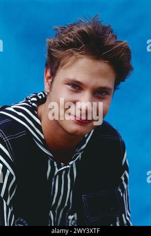 Fabian Harloff, deutscher Schauspieler, Hörspiel- und Synchronsprecher und Musiker, Portrait, 1993. Stockfoto