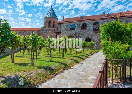 Sommertag im Kloster Alaverdi in Georgien Stockfoto