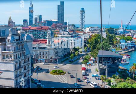 Panoramablick auf Batumi in Georgien Stockfoto