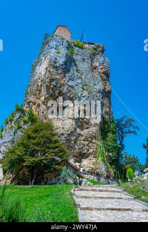 Katskhi-Säule in georgien an einem sonnigen Tag Stockfoto