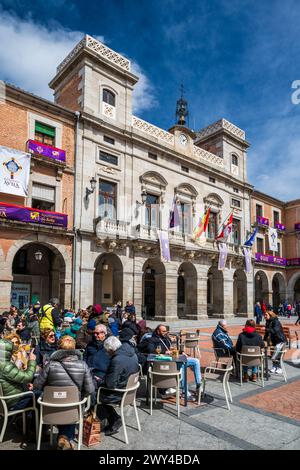 Plaza del Mercado Chico, Avila, Kastilien und Leon, Spanien Stockfoto