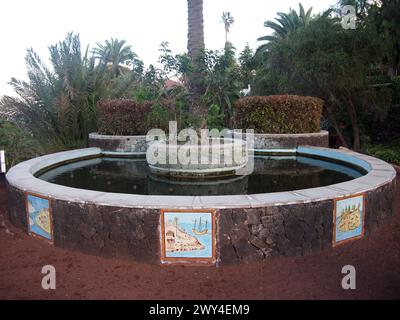 Mirador Dulce Maria Loynaz (Puerto de la Cruz, Teneriffa, Kanarische Inseln, Spanien) Stockfoto