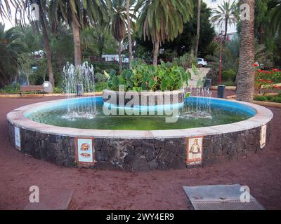 Mirador Dulce Maria Loynaz (Puerto de la Cruz, Teneriffa, Kanarische Inseln, Spanien) Stockfoto