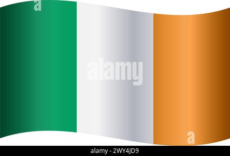 Irland Flagge Stock Vektor