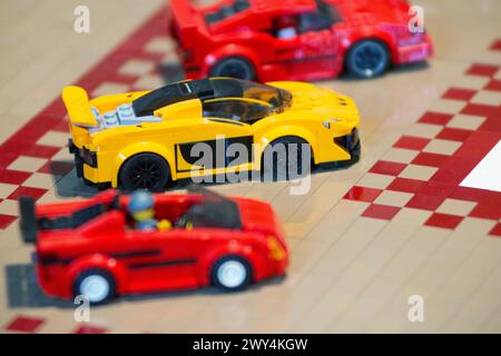 Lego Racing Classis Autos Stockfoto