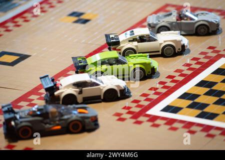 Lego Racing Classis Autos Stockfoto