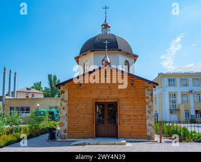 Kirche an der Universität in Tiraspol, Moldawien Stockfoto