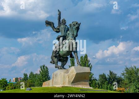 Suworov-Denkmal in der moldauischen Stadt Tiraspol Stockfoto