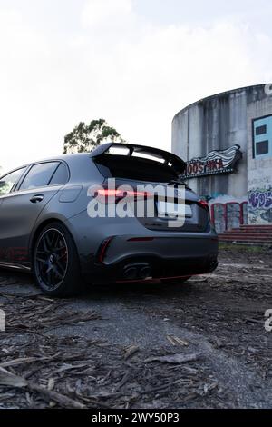 Mercedes-AMG A45 Der Sportwagen aus der AMG Division von Mercedes. Stockfoto