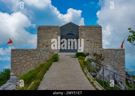 Njegos Mausoleum im Lovcen Nationalpark in Montenegro Stockfoto