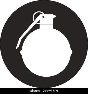 Granatsymbol Vektor Illustration Symbol Design Stock Vektor