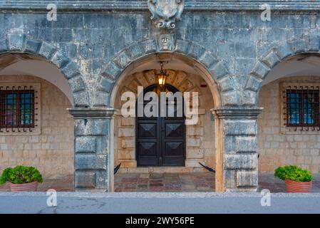 Perast Museum während eines Sommertages in montenegro Stockfoto