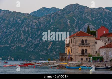 Perast Museum während eines Sommertages in montenegro Stockfoto