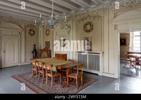 Krefeld, Museum Burg Linn, Jagdschloss, Marianne Rhodius Zimmer Stockfoto