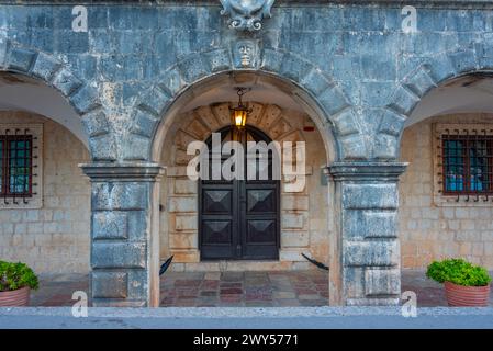 Perast Museum während eines Sommertages in montenegro Stockfoto