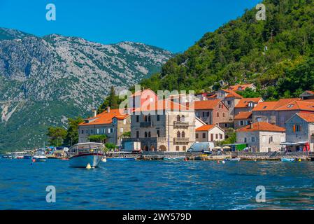 Perast Museum während eines Sommertages in montenegro Stockfoto