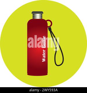 Wasserflasche Symbol Vektor Illustration Symbol Design Stock Vektor