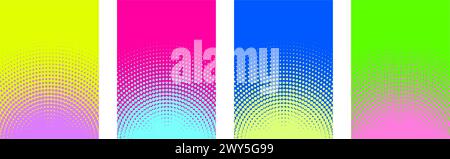 Abstrakter bunter Halbtonhintergrund. Vektorabbildung Stock Vektor