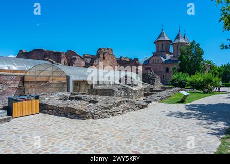 Der königliche Hof von Targoviste in Rumänien Stockfoto