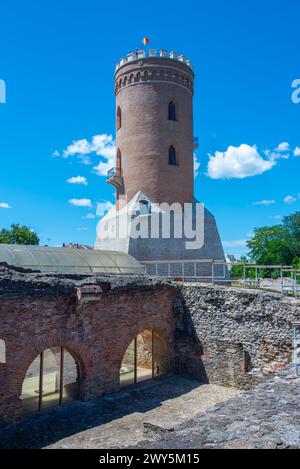 Chindia Turm am königlichen Hof von Targoviste in Rumänien Stockfoto