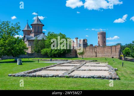 Die große Königliche Kirche in der rumänischen Stadt Targoviste Stockfoto