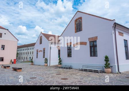 Hof der Festung Oradea in Rumänien Stockfoto