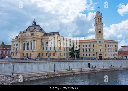 Platz Piata Unirii in der rumänischen Stadt Oradea Stockfoto