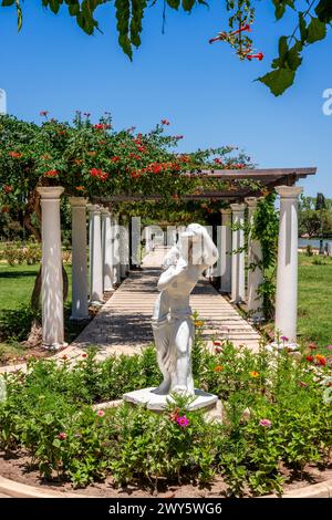 Der Rosengarten Im Parque General San Martin, Mendoza, Provinz Mendoza, Argentinien. Stockfoto