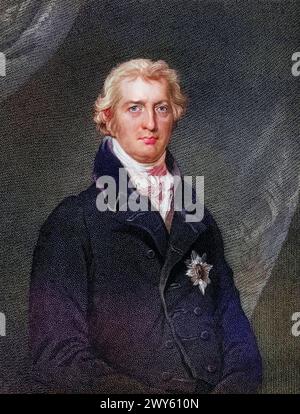 Robert Banks Jenkinson, 2. Earl of Liverpool geb. 7. Juni 1770 in London. 4. Dezember 1828 in Kingston upon Thames, Surrey war ein britischer St Stockfoto