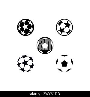 Ball-Symbol-Set. Illustration des Kugelvektors Stock Vektor