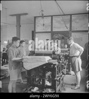 Schwarzweiß-Negativfoto von Cecil Beaton, aufgenommen auf einer Tour durch Indien, Birma und China zwischen 1943 und 1944, wobei Landschaften und Menschen in der Region erfasst wurden. Stockfoto