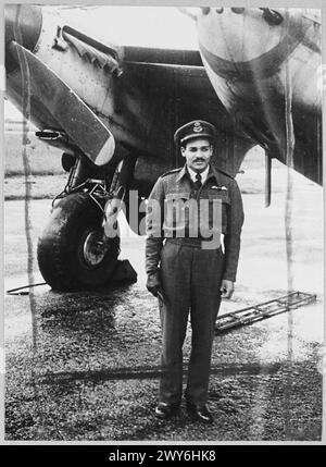 Umfassende Zusammenfassung der Tätigkeiten, des Personals und der Missionen der RAF in Großbritannien zwischen 1940 und 1945. Stockfoto