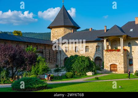 Sommer im Kloster Sucevita in Rumänien Stockfoto