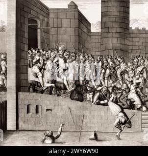 Einzug König Heinrich IV. Nach Paris am 22. März 1594 Stockfoto