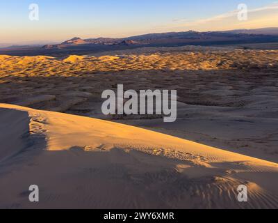 Atemberaubende Kelso Dunes im Mojave National Preserve, Kalifornien, USA Stockfoto