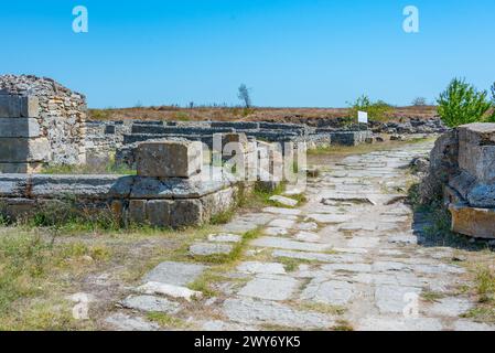 Die antike Stadt Histrien in Rumänien Stockfoto