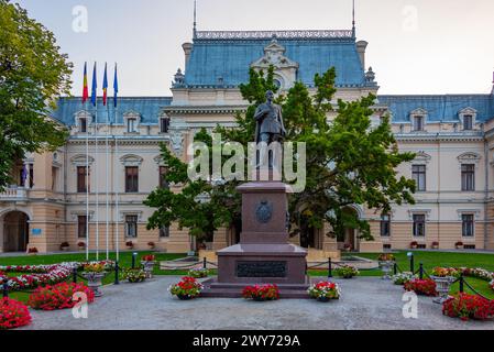 Blick auf den Roznovanu Palast in Iasi, Rumänien Stockfoto