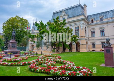 Blick auf den Roznovanu Palast in Iasi, Rumänien Stockfoto