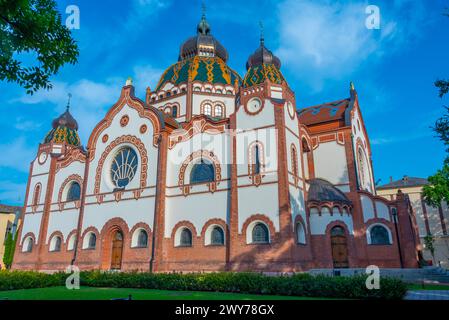 Subotica Synagoge während eines Sommertages in Serbien Stockfoto