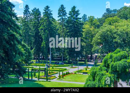 Kurpark in der Stadt Vrnjacka Banja in Serbien Stockfoto