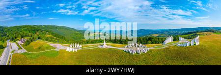 Kadinjaca-Gedenkkomplex in Serbien Stockfoto