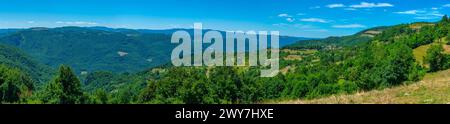 Zlatibor Landschaft in Serbien an einem Sommertag Stockfoto