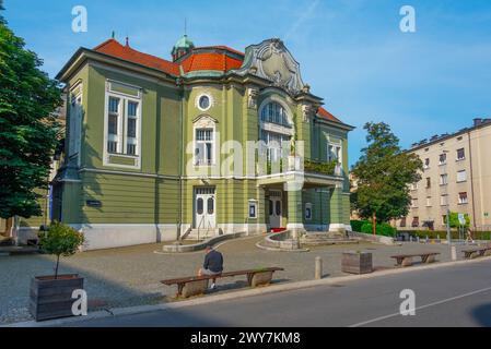 Slowenisches Nationaltheater - Blagajna Zweig in Ljubljana Stockfoto