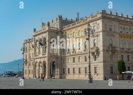 Palazzo della Luogotenenza austriaca in der italienischen Stadt Triest Stockfoto