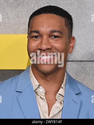 London, Großbritannien. April 2024. Aaron Moten kommt beim Fallout UK Special Screening, BBC Television Centre. Quelle: Doug Peters/EMPICS/Alamy Live News Stockfoto