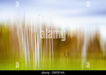 ZEITGENÖSSISCHE ICM-FOTOKUNST: Ein Moment in der Zeit von Edmund Nagele F.R.P.S. Stockfoto