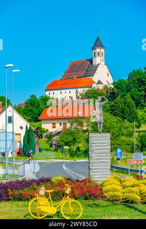 Basilika der Jungfrau der Barmherzigkeit in Ptujska Gora in Slowenien Stockfoto