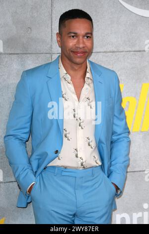 London, Großbritannien. April 2024. Aaron Moten nimmt an der britischen Sondervorführung von „Fallout“ im Television Centre in London Teil. (Foto: Fred Duval/SOPA Images/SIPA USA) Credit: SIPA USA/Alamy Live News Stockfoto