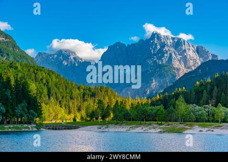 Jasna-see in Kranjska Gora, Slowenien Stockfoto